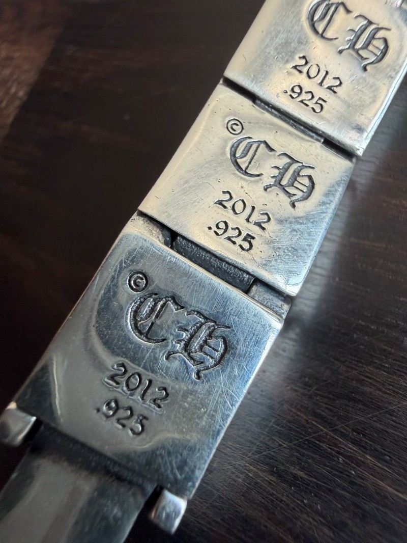 高仿克羅心 925銀 方形十字花手鏈（客訂）
