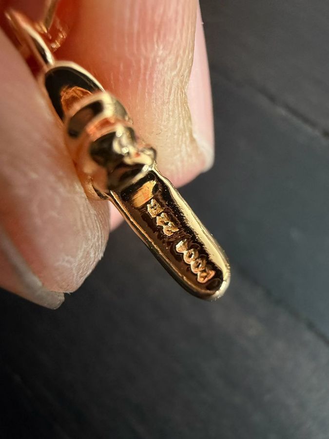 高仿克羅心 鍍金彩寶 BBF 耳墜